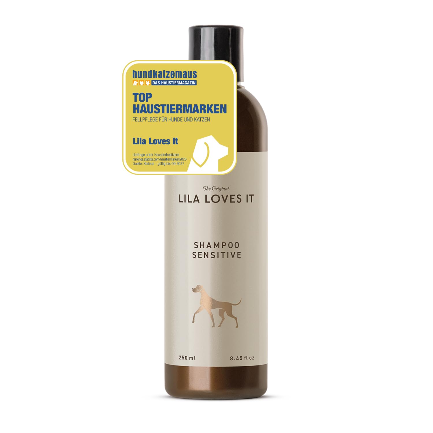 LILA LOVES IT Shampoo Sensitive 250 ml – Mildes Hundeshampoo für Welpen & sensible Hunde