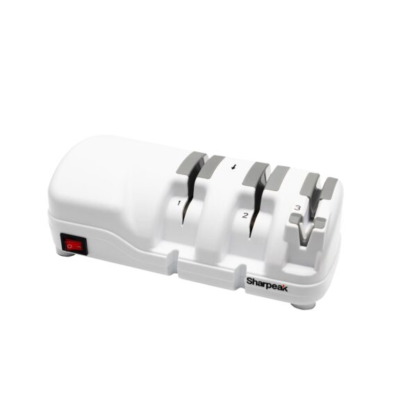 Sharpeak 198H-SPK Elektrischer Messerschärfer – 3-Stufen-System mit Diamantscheiben