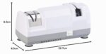 Rosenstein & Söhne Elektrischer Profi-Diamant-Messerschärfer 40 W – Grob- und Feinschliff für Stahlklingen – Bild 3