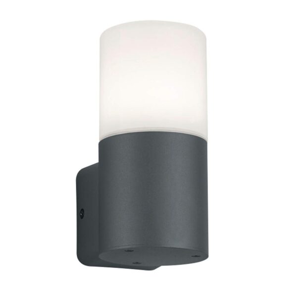 Trio Leuchten Hoosic Aussenwandleuchte Aluminium anthrazit – IP44 Spritzwasserschutz
