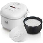 Bear Reiskocher 3,5 Tassen mit Dampfgarer – Multifunktionaler 350W Mini Reiskocher für 2–4 Personen