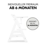 hauck Click Tray Weiss – Klick-Essbrett für Alpha+ & Beta+ Hochstuhl mit GRS Kunststoff – Bild 7