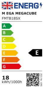 MEGACUBE 18W LED Wandleuchte 4000K IP65 – Ovale Außenleuchte für Innen & Außen – Bild 11