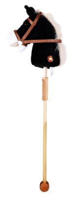 Knorrtoys Steckenpferd Blacky 95 cm – Hochwertiges Spielpferd mit Holzrädern für Kinder – Bild 8