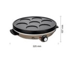 LITTLE BALANCE Crêpe-Pfanne Duo 1000 – Elektrische Crêpes & Pancakes mit 2 Platten – Bild 3