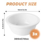 Lannvan Keramik Futternapf 3er Set – Spülmaschinenfeste Katzennäpfe für Katzen & Hunde – Bild 2