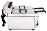 Beeketal BWF-102P Doppel Kaltzonenfritteuse – 2 x 10 Liter Profi Gastro Friteuse – Bild 5