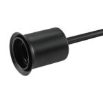 CBJKTX 4-flammige Deckenleuchte Vintage Schwarz E27 – Industrial Design für Küche & Wohnzimmer – Bild 6