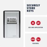 ABUS KeyGarage 787 – Schlüsseltresor mit 4-stelligem Code für bis zu 20 Schlüssel – Bild 5