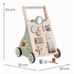 Haus Projekt Lauflernwagen Holz Waldthema – Activity Walker mit Spielzeug für Babys ab 1 Jahr – Bild 3