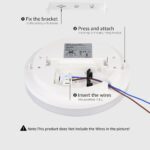 Lepro LED Deckenlampe 15W – 1500lm Warmweiss IP54 für Badezimmer & Feuchträume – Bild 9