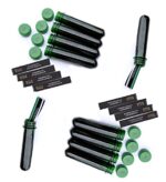 geo-versand 10er Set Petlinge mit Logbüchern – Wasserfeste Geocaching Behälter