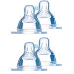 MAM Sauger Grösse 0 4er Pack – Neugeborenen-Sauger für Muttermilch & Pre-Nahrung