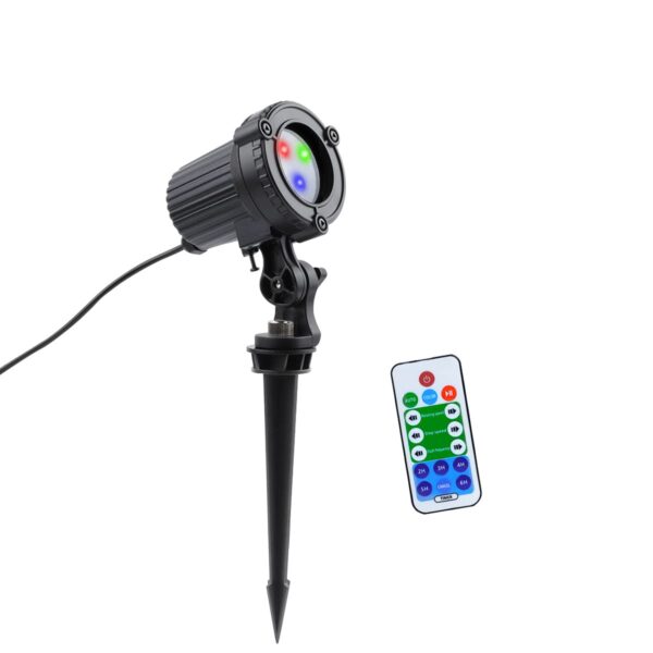 MHAZDZE LED Projektionslampe IP65 – Fernbedienter Gartenprojektor für Outdoor & Weihnachtsdeko