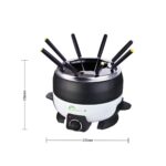 LITTLE BALANCE Happy Fondue 8 – Elektrisches Fondue-Gerät für 8 Personen mit 2L Caquelon – Bild 3