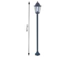 Smartwares Classico Stehleuchte 170 cm – Klassische Gartenleuchte mit E27 Sockel – Bild 4