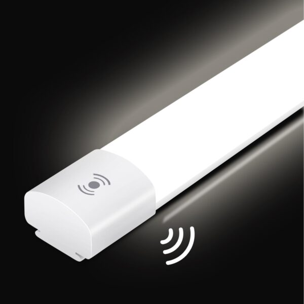 IEGLED 120cm LED Feuchtraumleuchte 36W 4000LM mit Bewegungsmelder – IP65 Deckenlampe