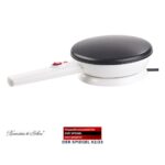 Rosenstein & Söhne Crêpes-Maker 20 cm – Kabelloser Crêpes-Automat mit Temperatur-Automatik – Bild 2