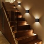 GHB 7W LED Wandleuchte Schwarz – Warmweiss IP65 mit verstellbarem Abstrahlwinkel – Bild 5