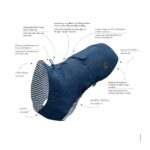 HUNTER Milford Hunde-Regenmantel Grösse 30 – Ergonomischer Schutz mit Geschirr-Reissverschluss – Bild 4