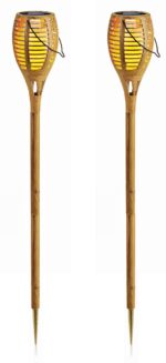 SONNENKERZE Solar-Gartenstecker Flame 2er-Set – Flammen-Effekt Gartenleuchte mit 3in1 Funktion – Bild 6