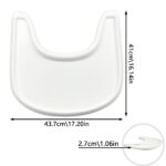 HXEternal Hochstuhltablett für Stokke Tripp Trapp – Sicher & leicht zu reinigen – Bild 2