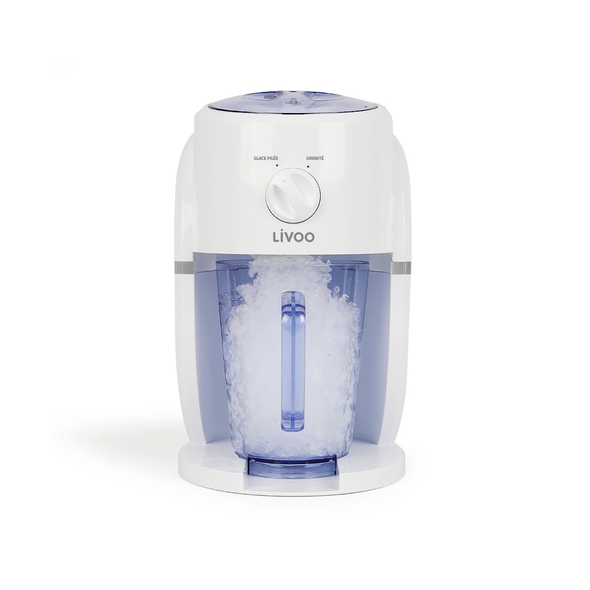 Livoo 2-in-1 Slush & Crushed Ice Maker DOM430 – 1,1 l Eismaschine für Zuhause
