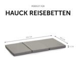 hauck Sleeper Reisebettmatratze 120x60 cm – Faltbar mit Tragetasche für Kinderreisebetten – Bild 2