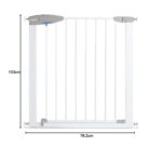 Lindam by Munchkin Sure Shut Druckgitter 76–82 cm – Treppenschutz ohne Bohren – Bild 3