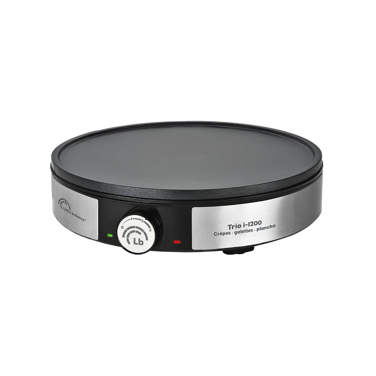 LITTLE BALANCE Maxi-Crêpes Trio i-200 – 3-in-1 Crêpes-Pfanne & Plancha 1200 W
