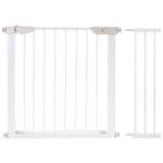 KIDIMAX Treppenschutzgitter 75–104 cm – Bohrloch-frei mit Auto-Close für Kinder & Haustiere