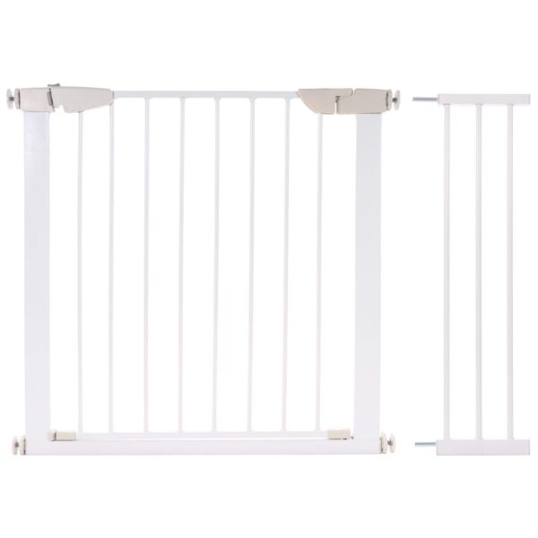 KIDIMAX Treppenschutzgitter 75–104 cm – Bohrloch-frei mit Auto-Close für Kinder & Haustiere