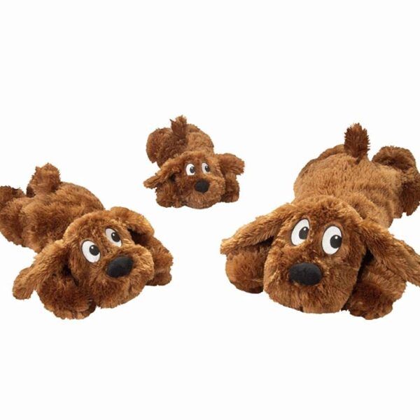 Nobby Schlappi Plüsch Hund 52 cm – Weiches Hundespielzeug mit Stimme für alle Grössen