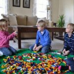 BigNoseDeer Spielzeug-Aufbewahrungstasche 150 cm – Faltbare Spielmatte mit Kordelzug für Kinder – Bild 2