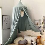 LINONI Baby Baldachin 240 cm Höhe – Chiffon Moskitonetz für sicheren Schlaf & Spielbereich – Bild 7