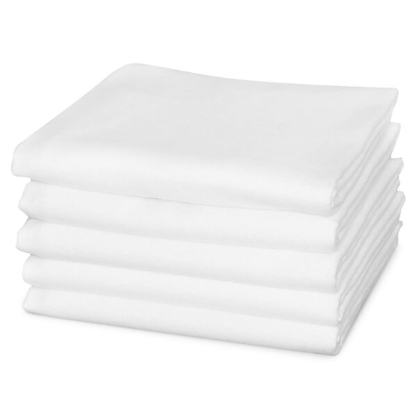 KiGATEX Moltontücher 80x80cm – 100% Baumwolle, Oeko-TEX®, Saugstark für Babys