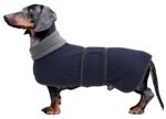 Morezi Winterhundejacke M mit Flusenfutter & Klettverschluss – Wärmeschutz für kleine Hunde