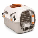 SNOEKIE Katzen Transportbox mit Skylight-Dachfenster – 49,5 × 32 × 32,6 cm