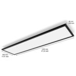 Philips Hue Aurelle LED Panelleuchte 120x30 cm – Smart Home Deckenleuchte mit Sprachsteuerung – Bild 3