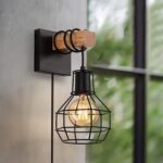 Vintage Wandleuchte Liyabber mit Dimmschalter – Industrial Retro Lampe E27 für Innen – Bild 8