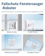 GNOVEL Fensterputzroboter mit 8000Pa Saugkraft & 15-fach Anti-Absturz-System – Bild 7