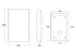 Steinel LN 1 N LED Aussenwandleuchte weiss – Automatische Dämmerungsschaltung mit Hausnummer – Bild 3