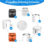 10er Set Katzenbrunnen Filter mit Aktivkohle & Harz – Kompatibel mit VinDox 1,85L & 2L – Bild 5