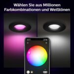 Philips Hue Xamento Deckenleuchte Schwarz – 16 Mio. Farben & Smart Home Steuerung – Bild 12
