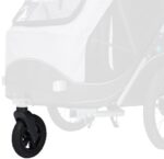 TRIXIE Buggy-Frontrad für Hundeanhänger – Schnell-Click-System & 360°-Gelenk – Bild 4