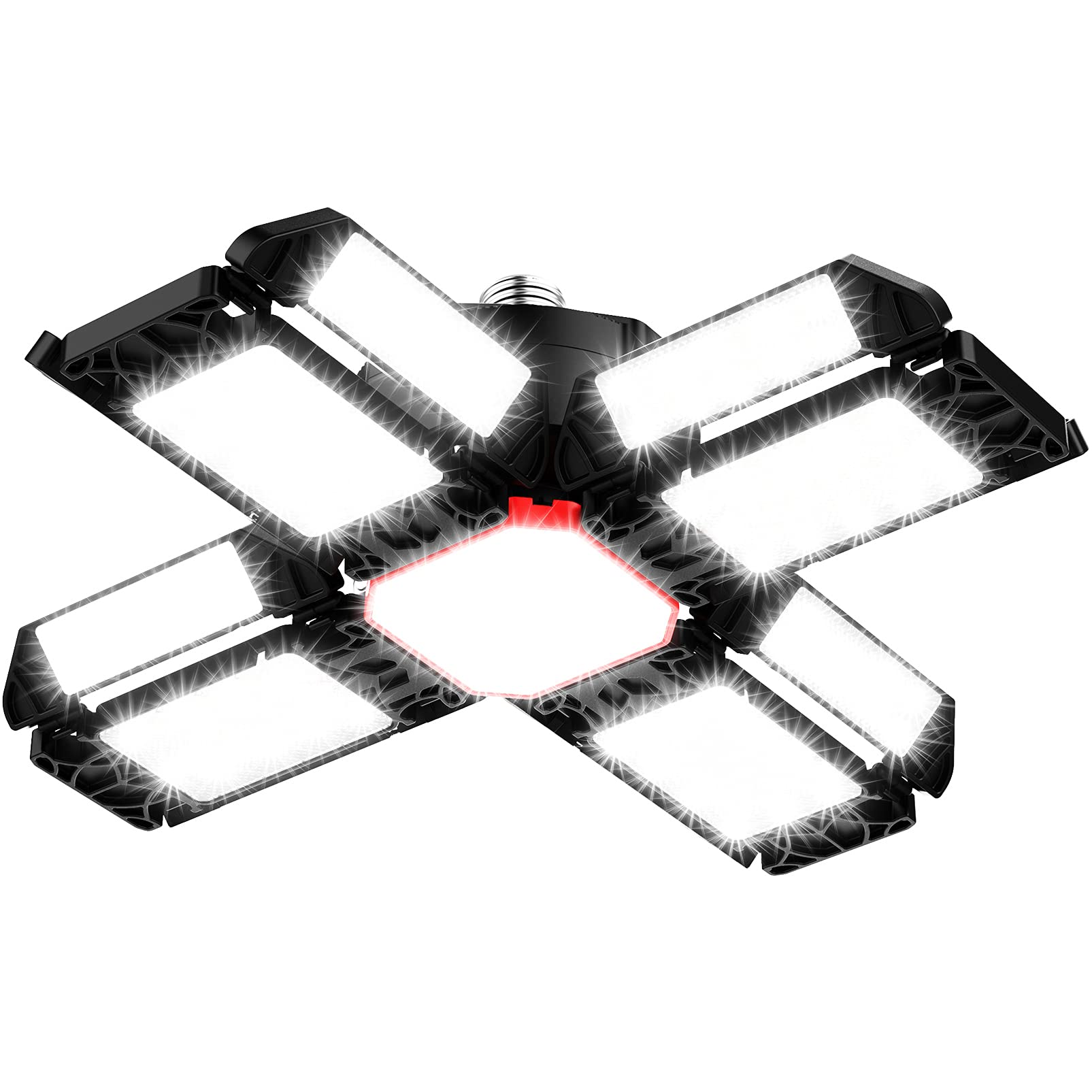 200W LED Garagenleuchte Rafow mit 13 Paneelen – 20000 Lumen Werkstattbeleuchtung E27