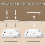 SNAKOO Batteriebetriebene Deckenleuchte mit Bewegungsmelder – LED Innenleuchte für Schrank & Flur – Bild 6