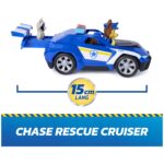 PAW PATROL Rescue Cruiser mit Chase & Waschbär – Polizei-Fahrzeug mit Rückziehmotor ab 3 Jahren – Bild 3