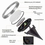 Mkitnvy Solar Bodenleuchten 8er Set – Warmweiss IP65 Wasserdicht für Garten & Terrasse – Bild 2