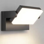 Kingwen 40W LED Wandleuchte aussen mit 360° Drehfunktion – IP65 Aluminiumleuchte 3000lm warmweiss